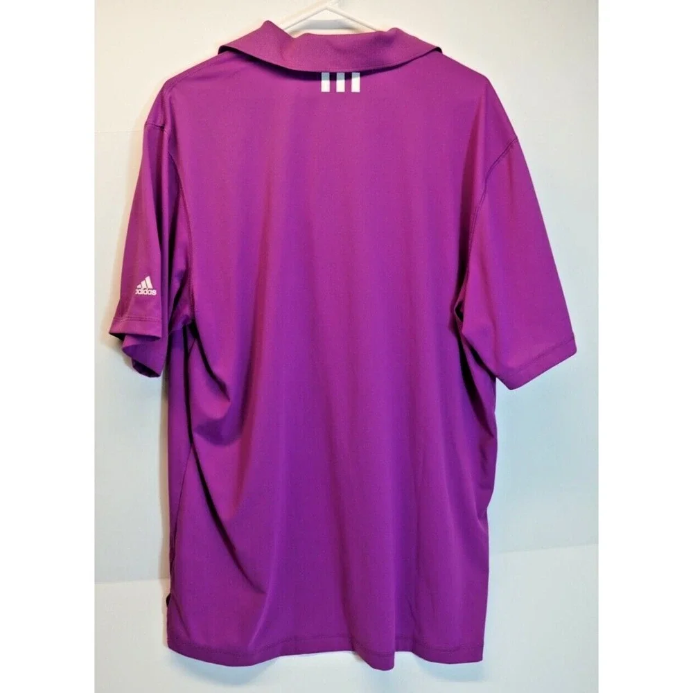 ADIDAS Puremotion Golf Polo Shirt XL Dark‎ Violet